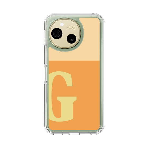 スリムプロテクションケース［ オリジナル - initial two tone - G orange ］