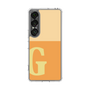 スリムプロテクションケース［ オリジナル - initial two tone - G orange ］