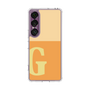 スリムプロテクションケース［ オリジナル - initial two tone - G orange ］