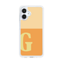 スリムプロテクションケース［ オリジナル - initial two tone - G orange ］