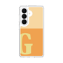 スリムプロテクションケース［ オリジナル - initial two tone - G orange ］