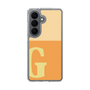 スリムプロテクションケース［ オリジナル - initial two tone - G orange ］
