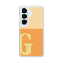 スリムプロテクションケース［ オリジナル - initial two tone - G orange ］