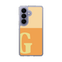 スリムプロテクションケース［ オリジナル - initial two tone - G orange ］