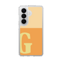 スリムプロテクションケース［ オリジナル - initial two tone - G orange ］