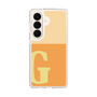 スリムプロテクションケース［ オリジナル - initial two tone - G orange ］