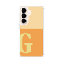 スリムプロテクションケース［ オリジナル - initial two tone - G orange ］