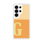 スリムプロテクションケース［ オリジナル - initial two tone - G orange ］