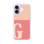 スリムプロテクションケース［ オリジナル - initial two tone - G pink ］