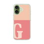スリムプロテクションケース［ オリジナル - initial two tone - G pink ］