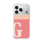 スリムプロテクションケース［ オリジナル - initial two tone - G pink ］