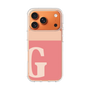 スリムプロテクションケース［ オリジナル - initial two tone - G pink ］