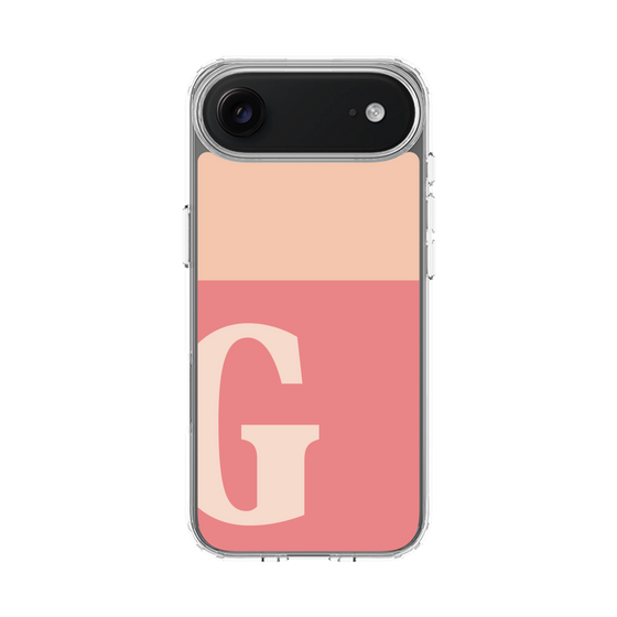 スリムプロテクションケース［ オリジナル - initial two tone - G pink ］