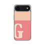 スリムプロテクションケース［ オリジナル - initial two tone - G pink ］