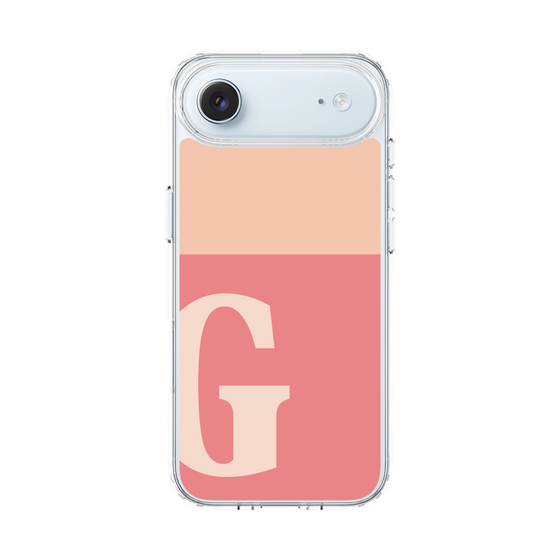 スリムプロテクションケース［ オリジナル - initial two tone - G pink ］