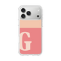 スリムプロテクションケース［ オリジナル - initial two tone - G pink ］