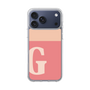 スリムプロテクションケース［ オリジナル - initial two tone - G pink ］