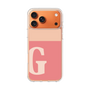 スリムプロテクションケース［ オリジナル - initial two tone - G pink ］