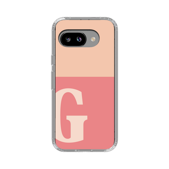 スリムプロテクションケース［ オリジナル - initial two tone - G pink ］