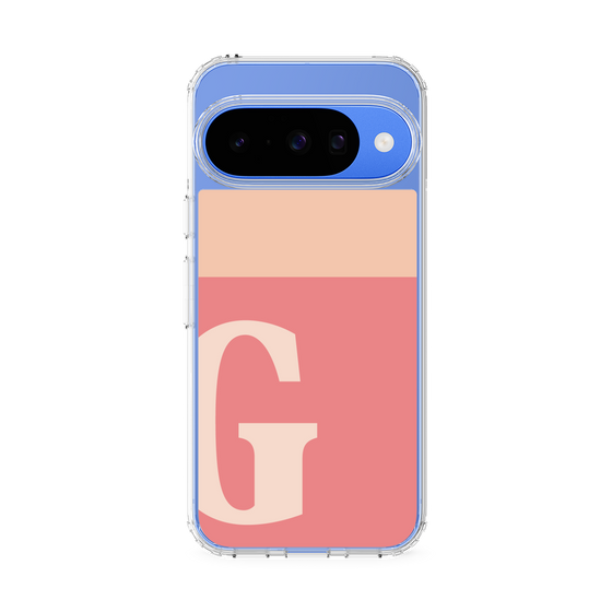スリムプロテクションケース［ オリジナル - initial two tone - G pink ］