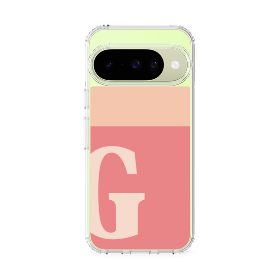スリムプロテクションケース［ オリジナル - initial two tone - G pink ］
