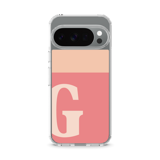スリムプロテクションケース［ オリジナル - initial two tone - G pink ］