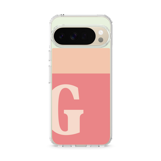 スリムプロテクションケース［ オリジナル - initial two tone - G pink ］
