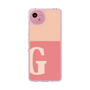 スリムプロテクションケース［ オリジナル - initial two tone - G pink ］
