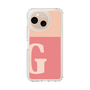 スリムプロテクションケース［ オリジナル - initial two tone - G pink ］