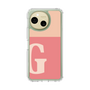 スリムプロテクションケース［ オリジナル - initial two tone - G pink ］