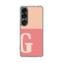 スリムプロテクションケース［ オリジナル - initial two tone - G pink ］