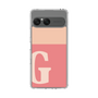 スリムプロテクションケース［ オリジナル - initial two tone - G pink ］