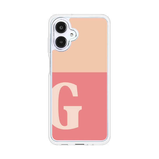 スリムプロテクションケース［ オリジナル - initial two tone - G pink ］