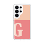 スリムプロテクションケース［ オリジナル - initial two tone - G pink ］