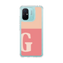 スリムプロテクションケース［ オリジナル - initial two tone - G pink ］