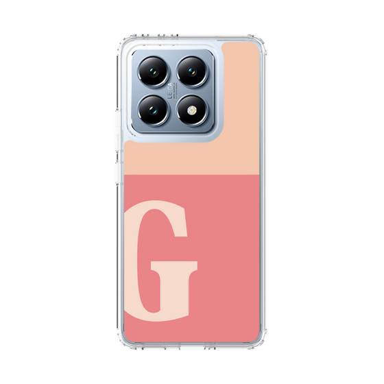 スリムプロテクションケース［ オリジナル - initial two tone - G pink ］