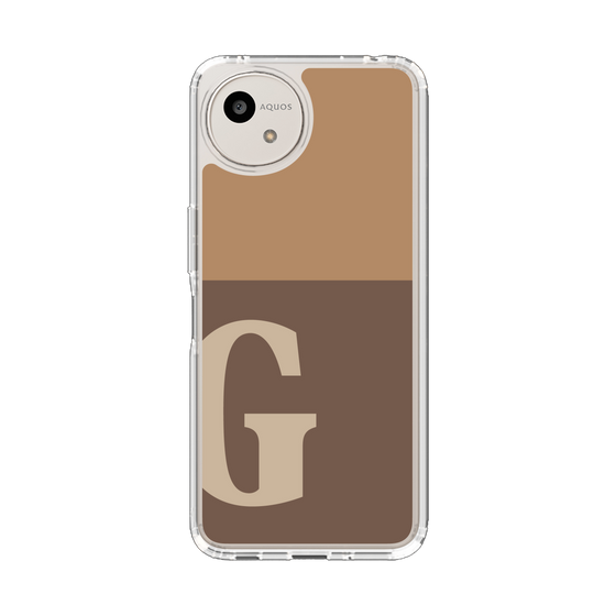 スリムプロテクションケース［ オリジナル - initial two tone - G brown ］