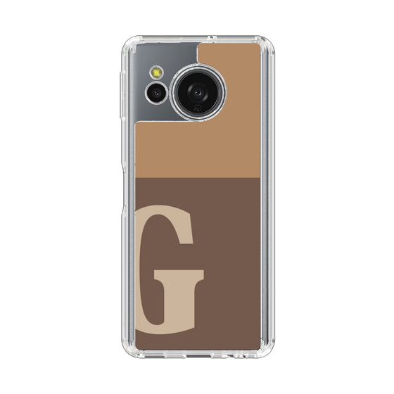 スリムプロテクションケース［ オリジナル - initial two tone - G brown ］