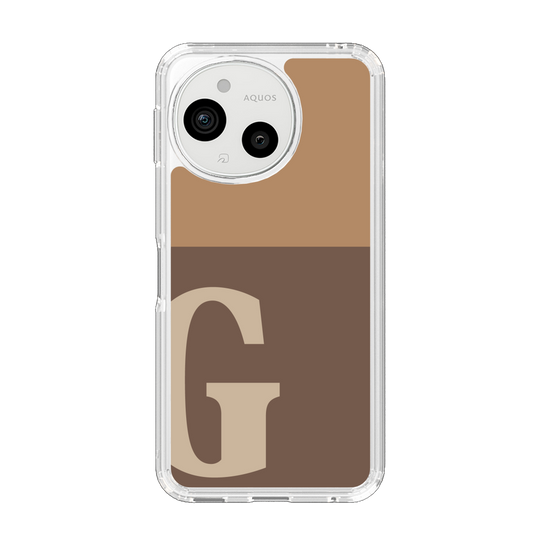 スリムプロテクションケース［ オリジナル - initial two tone - G brown ］