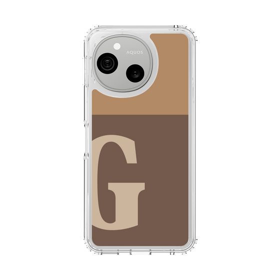 スリムプロテクションケース［ オリジナル - initial two tone - G brown ］