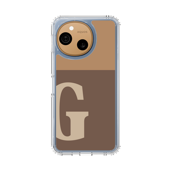 スリムプロテクションケース［ オリジナル - initial two tone - G brown ］