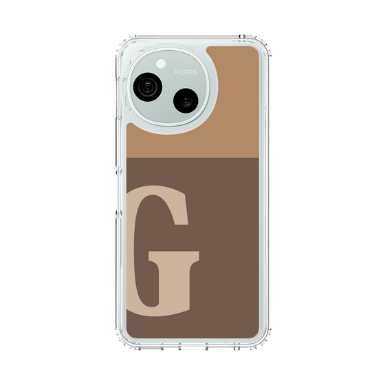 スリムプロテクションケース［ オリジナル - initial two tone - G brown ］