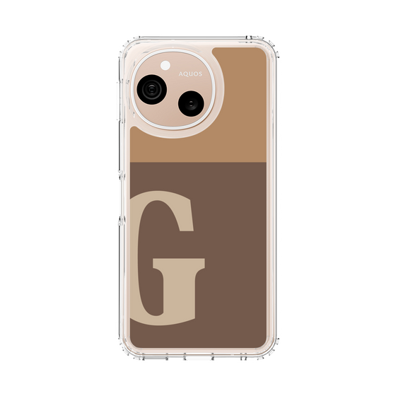 スリムプロテクションケース［ オリジナル - initial two tone - G brown ］