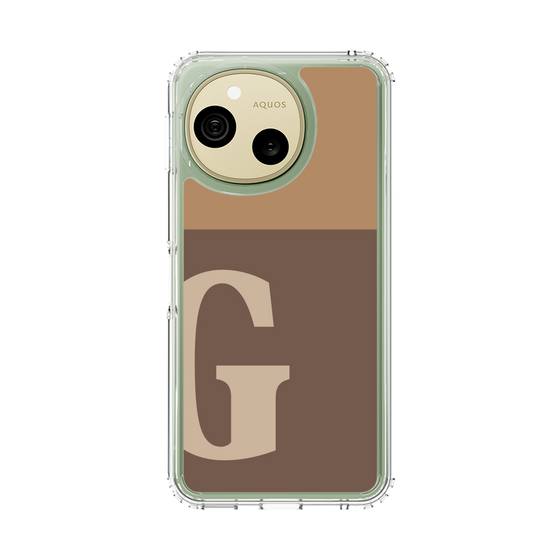 スリムプロテクションケース［ オリジナル - initial two tone - G brown ］