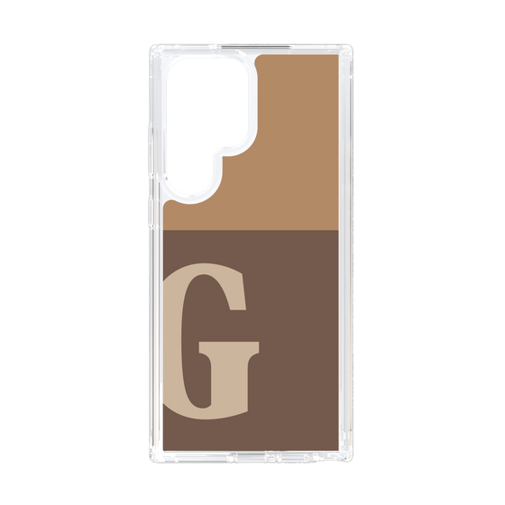 スリムプロテクションケース［ オリジナル - initial two tone - G brown ］
