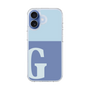 スリムプロテクションケース［ オリジナル - initial two tone - G blue ］