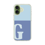 スリムプロテクションケース［ オリジナル - initial two tone - G blue ］