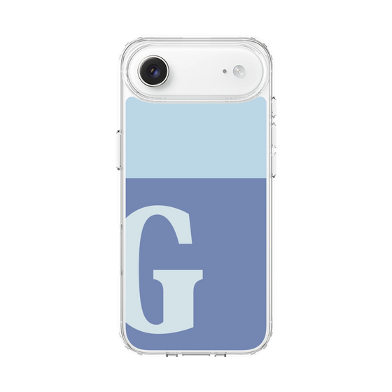 スリムプロテクションケース［ オリジナル - initial two tone - G blue ］