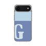 スリムプロテクションケース［ オリジナル - initial two tone - G blue ］