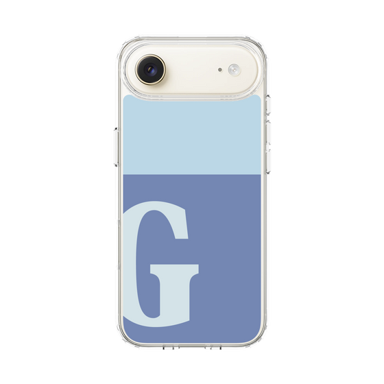 スリムプロテクションケース［ オリジナル - initial two tone - G blue ］